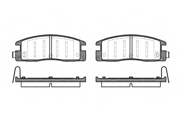 ROADHOUSE 2361.14 Brake Pad Set, disc brake